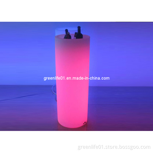 LED Cocktail Table, Nightclub Furniture, LED Color Changing Ice Bucket
